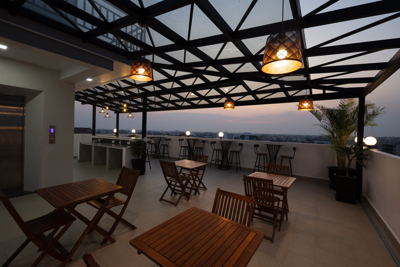 Rooftop Bar with City View
